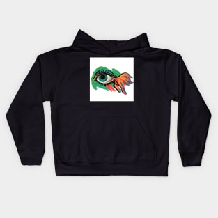 Fish Eye Flashes Kids Hoodie